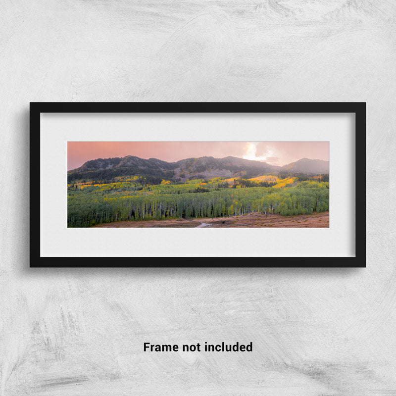 Guardsman Pass Fall Storm framed