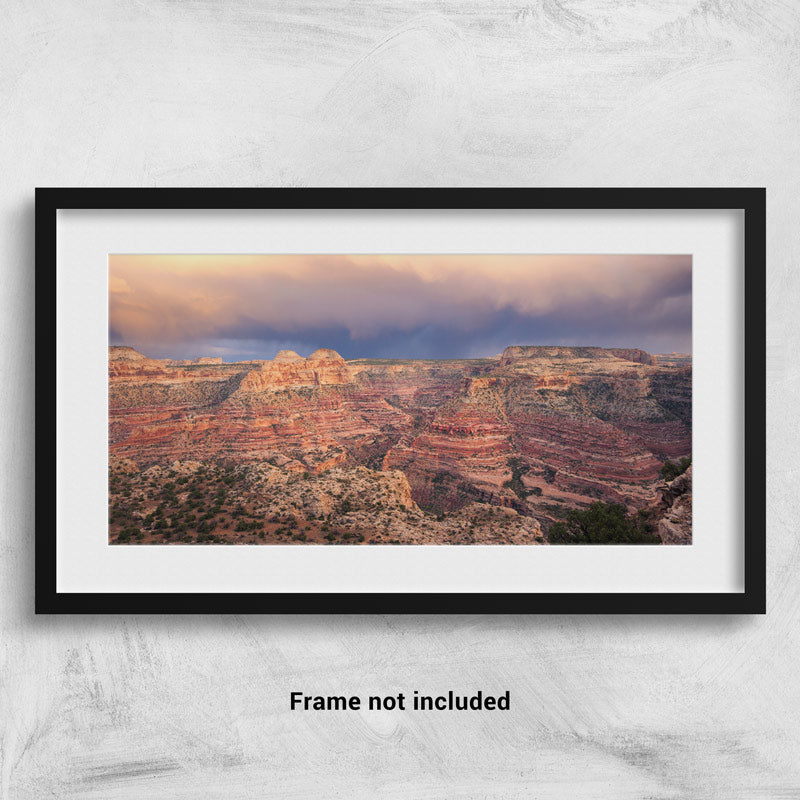 The Approaching Storm in Southern Utah - Panorama Photo Print