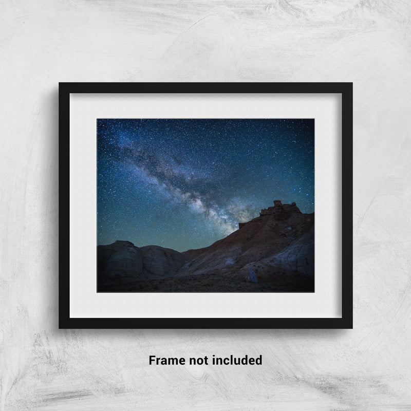 The Milky Way over Southern Utah - framed on the wall