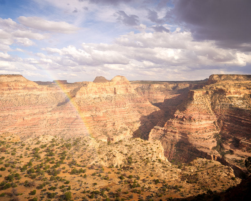 Rainbow over the Little Grand Canyon in Utah