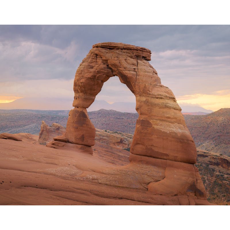 The Delicate Arch at sunrise